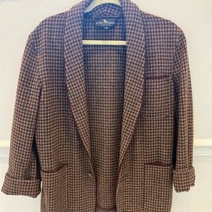 Vintage Ralph Lauren Wool Brown Jacket Classic Tailored Design